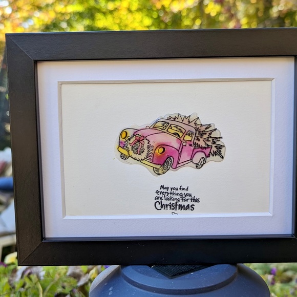 Christmas art framed - Picture 2 of 2